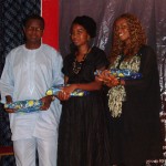 From left: Dr. Wale Okediran, Kopano Matlwa and Adaobi Tricia Nwaubani