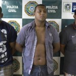 L to R: Wallace Aparecido Souza Silva, Carlos Armando Costa dos Santos, and Jonathan Foudakis de Souza, pictured after their initial arrest, have been formally charged with attacking the tourists in Rio de Janeiro