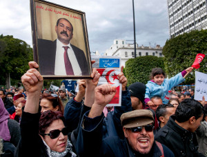Image: Anti-Ennahda Protest - Tunis
