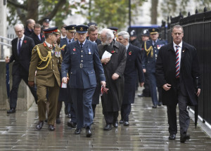 Archbishop of Canterbury visits MOD Main Building and the 'Westerb Front Associatôn Annual Service of Remembrance at the Cenotaph.