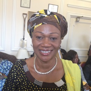 Senator Tinubu at a reception with Lambeth’s acting mayor, Councillor Adedamola Aminu