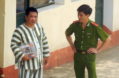 Cù Huy Hà Vũ, pictured here in prison, has already made his way to the US following his early release