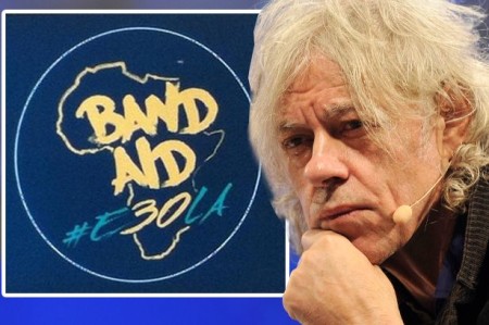 Bob Geldof launches the Band Aid 30 logo 