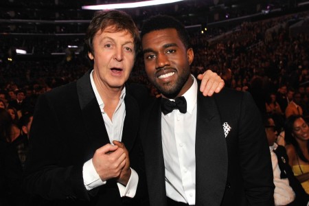 Sir Paul and Kanye pictured last year