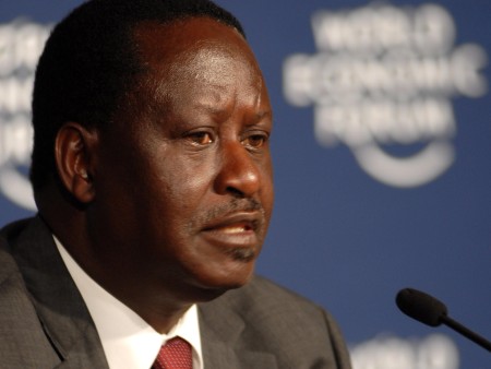 Opposition leader Raila Odinga opposed the law changes