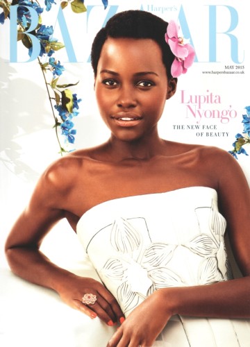 Lupita Nyong’o, seen here on the May 2015 cover of the UK edition of Harper’s Bazaar, will play the part of Harriet, chess champion Phiona Mutesi’s mother