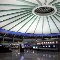 Ordos Ejin Horo airport, where nine Britons are thought to be part of a group of twenty foreigners held last weekend