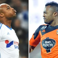 Andre (left) and Jordan Ayew spent last season at French Ligue 1 rivals Olympique Marseilles and FC Lorient respectively
