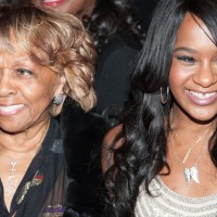 Bobbi Kristina Brown (right), pictured with grandmother and former singer Cissy Houston, who is next in line to inherit her daughter Whitney’s millions 