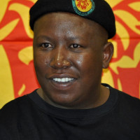 Julius Malema was a highly visible protester against what many see as Jacob Zuma’s profligacy