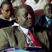 Martin Elia Lomuro’s delegation was sent home because Lam Akol (pictured) was not allowed to attend peace talks in Addis Ababa