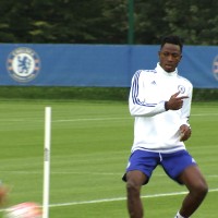 Abdul Baba Rahman (or Abdul Rahman Baba, or even plain Baba Rahman – he doesn’t seem to mind which) pictured at Chelsea’s Cobham training facility earlier this week.