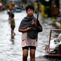 Typhoon Goni caused widespread flooding and landslides in the Philippines over the weekend 