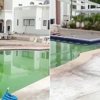 Stills from the video 50 Cent posted of his house in Africa